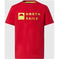 North Sails - T-shirt con patch logoNorth SailsRed14
