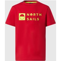 North Sails - T-shirt con patch logoNorth SailsRed14