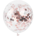Rosé Confetti Ballonnen (10 stuks / 46 CM)