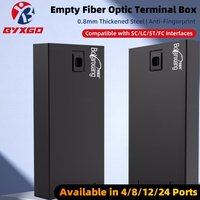 Premium Fiber Terminal Box 0.8mm Cold-Rolled Steel Anti-Fingerprint Anti-Rust Electrostatic Paint One-Key Open Easy Maintenance