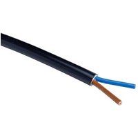 Zexum 1.5mm 2 Core Black Cable Flexible 3182Y - 5 Meter