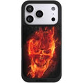 Apple iPhone 17 Pro Handy NIVOpure black Handyhülle Hülle NIVOpure Case Schwarz Skull Totenkopf Fire