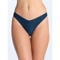 Boux Avenue Marguerite texture brazilian bikini bottoms - Navy - 16