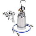 Sealey HVLP-79/P Pressure Pot System Spray Gun and Hoses Set