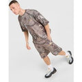 Mens Unlike Humans Lua Waffle T-Shirt - Marrone, marrone