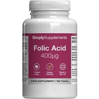 Folic Acid Vitamin B9 400mcg (360 Tablets)