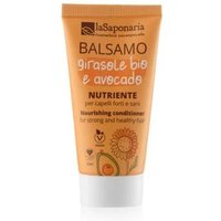 LA SAPONARIA Capelli e Cute Balsamo nutriente - Girasole Bio e Avocado 30ml - Balsamo Nutriente Capelli