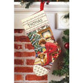 Janlynn Waiting for Santa Stocking Counted Cross Stitch Kit