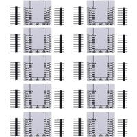 10 x ESP8266 WiFi Module Breakout Board / Adapter Plate for ESP-07 ESP-08 ESP-12