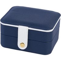 Square Leather Portable Jewellery Box