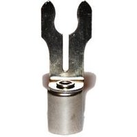 Rajah Spark Plug Forked Terminal Nickel Plated Brass 7mm Cable