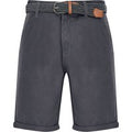 Shorts Sheringham Cotton Twill Chino Shorts With Woven Belt in Charcoal / S - Tokyo Laundry