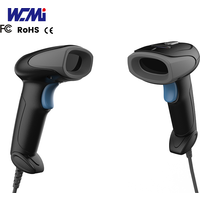 Factory Barcode Reader Portable Manual Scanners 1d 2d Wired Handheld USB Barcode Scanner for Inventory