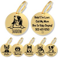Personalized Breed Dog Tag (Basset Hound)