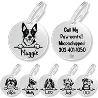Personalized Breed Dog Tag (Australian Cattl)