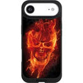 Apple iPhone Air Handy NIVOpure black Handyhülle Hülle NIVOpure Case Schwarz Skull Totenkopf Fire