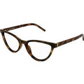 SAINT LAURENT Kvinde SAINT LAURENT SL M138 003 Optiske stel Acetat Havana Transparent Cat Eye