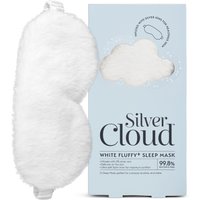 Silver Cloud Fluffy Sleep Mask Infused with Silver Ions  White