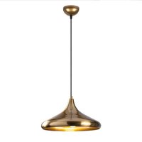 Berceste Metal Dome Ceiling Pendant Light in Gold