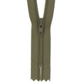 Milward Nylon Dress & Skirt Closed End Zips Khaki