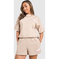 Unlike Humans Served Shorts - Damen, Beige