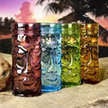 Coloured Glass Tiki Mugs 14oz / 400ml (Case of 24)