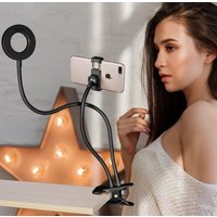 LED Selfie Ring Light with Adjustable Stand (8cm)
