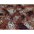 Deadstock Soft Polyester Crepe Fabric Brown