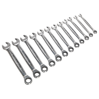 Sealey Premier Ratchet Combination Spanner Set 12pc - Metric - Platinum Series