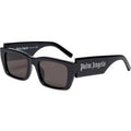 PALM ANGELS Unisex PERI006 Palm 1007 black Occhiali da sole Acetato Nero Grigio Squadrata Normale