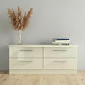 Knightsbridge Bed Box - Cream Gloss
