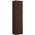 Imperial Mahogany Effect 1 Door Narrow Cabinet