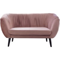 Casa Padrino Luxus Sofa mit dekorativen Falten 144 x 79 x H. 81 cm - Verschiedene Farben - Hotel MÃ¶bel