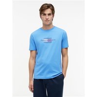 Tommy Hilfiger Script Flag T-shirt - Blue - S