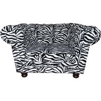 Casa Padrino Limited Edition Designer Chesterfield Sessel Zebra Club MÃ¶bel