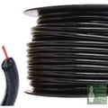 7mm HT Ignition Lead Cable - Gloss Black Wire Core Cotton Braided