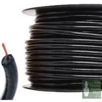 7mm HT Ignition Lead Cable - Gloss Black Wire Core Cotton Braided