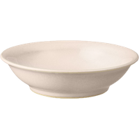 Elements Savannah Cream Medium Shallow Bowl -