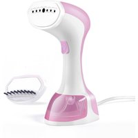 Mini Portable Flat Ironing Hang Ironing Travel Home Ironing Machine | Color: Pink | Electrical outlet: EU