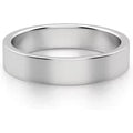 Alianza Clásica Flat 4 MM Oro Blanco 585 (14K)