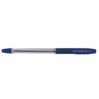 Pilot BPS GP Ball Pen Rubberised Grip Fine 0.7mm Tip 0.27mm Line Blue