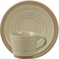 Art de Cuisine Igneous Espresso Cup and Saucer 3oz / 85ml (Set of 6)