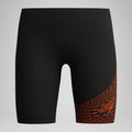 Short de bain Garçon 38 cm Medley Logo noir/jaune