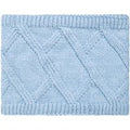 Weird Fish Candy Cable Knitted Faux Fur Lined Snood Lake Blue Size ONE