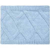 Weird Fish Candy Cable Knitted Faux Fur Lined Snood Lake Blue Size ONE