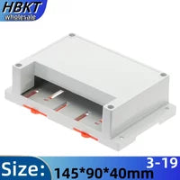 1pcs Instrument plastic housing control housing Electronic equipment PLC industrial control box 3-54:145X90X40mm