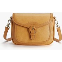 Evelina Washable Paper Vintage Saddle Crossbody