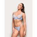 Perizoma fianco basso - Fancy lace / AZZURRO / M/L