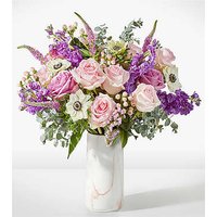 Cup of Tea Bouquet - Deluxe with Marble Vase - FedEx