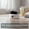 Portable Clothes Dryer Easy Assembly Electric Clothes Drying Machine Foldable Laundry Dryer Timer Function for Travelers